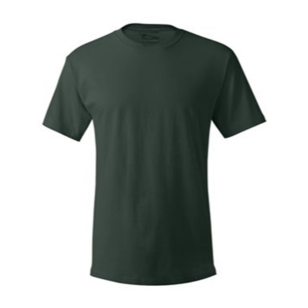 deep forest plain blank t shirt front